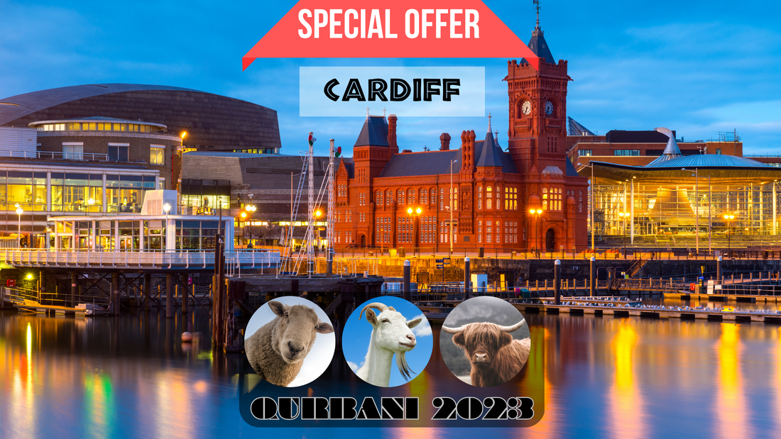online qurbani 2023 servies in Cardiff, United Kingdom.