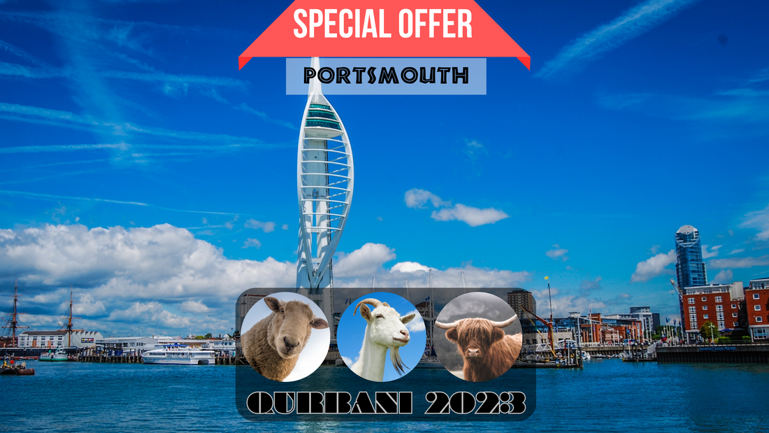 online qurbani 2023 services in Portsmouth united kingdom.