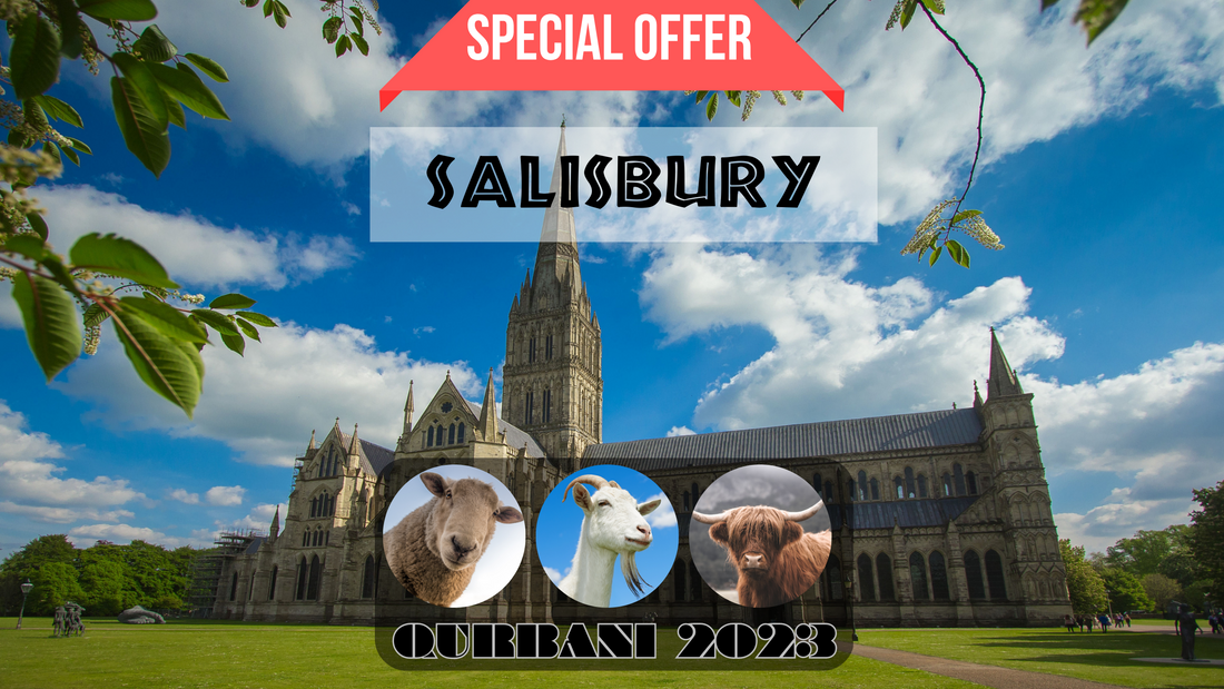 online qurbani 2023 services in Salisbury united kingdom.