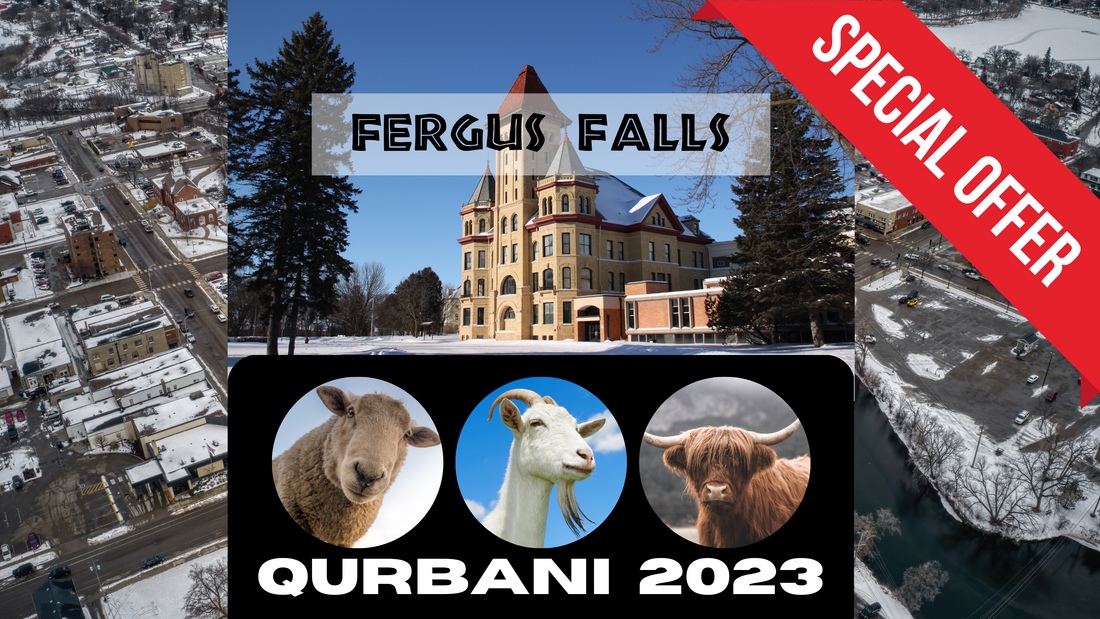 Online Qurbani 2023 services in Fergus falls Minnesota. USA