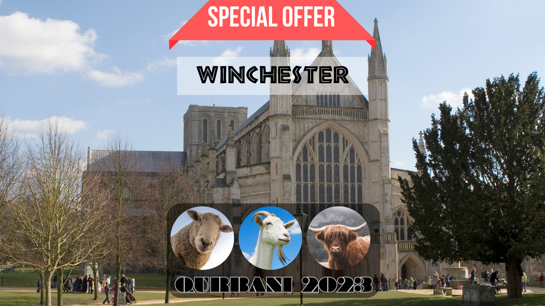 online qurbani 2023 services in Winchester united kingdom.