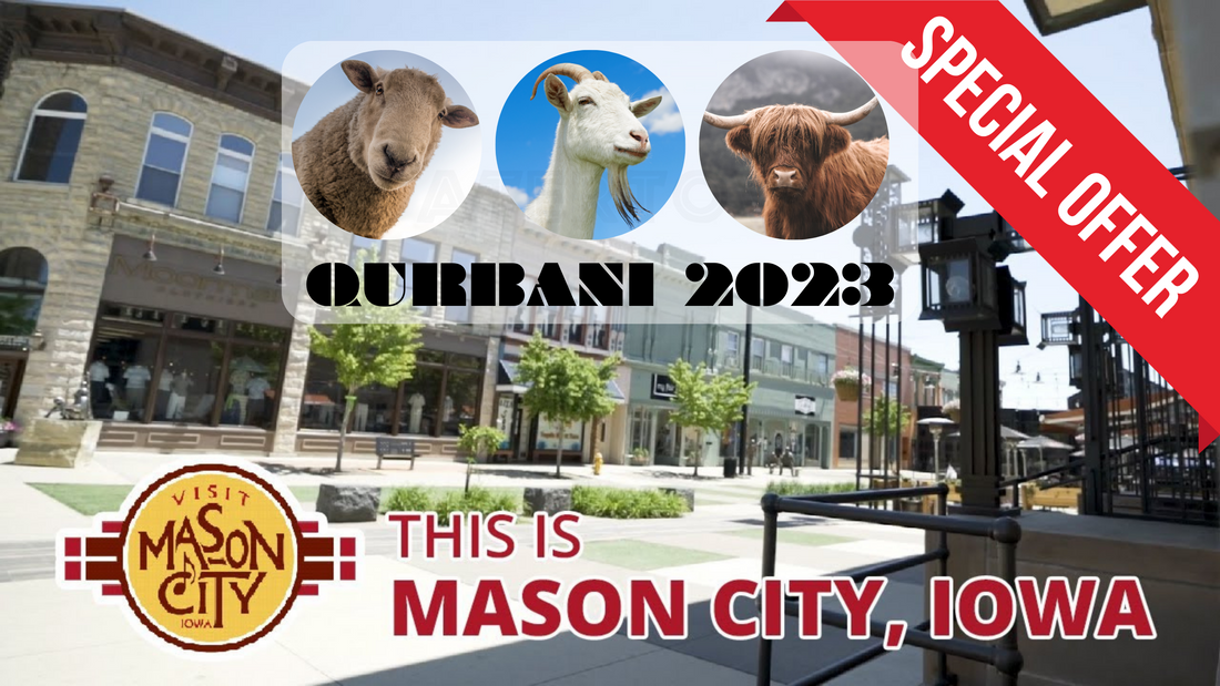 Online Qurbani 2023 services in Mason city lowa. USA