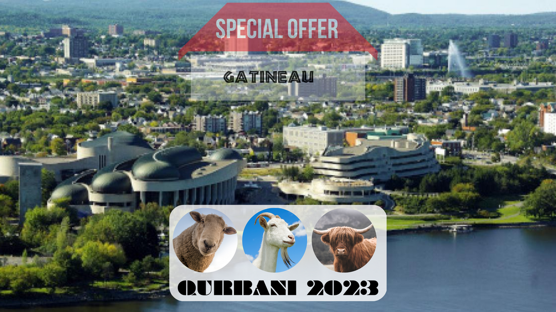 Online Qurbani 2023 services in Gatineau Quebec Canada