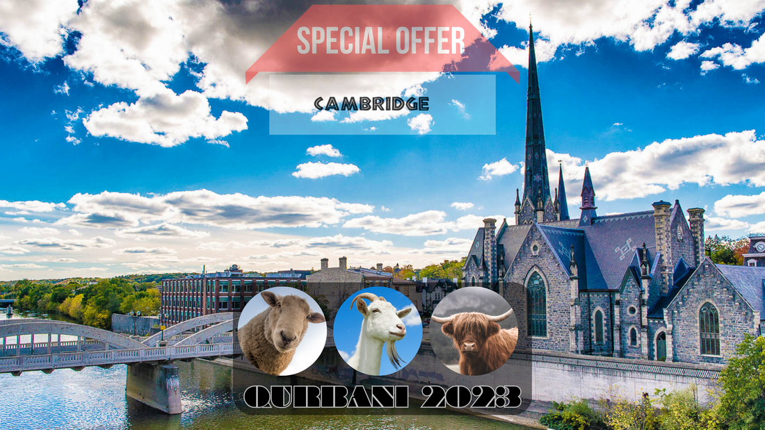 Online Qurbani 2023 services in Cambridge Ontario Canada