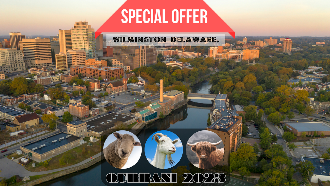 Online Qurbani 2023 services in Wilmington Delaware. USA