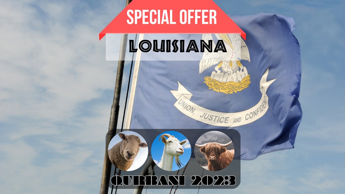 Online Qurbani 2023 services in Louisiana. USA