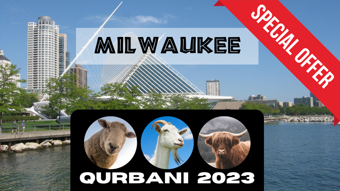 Online Qurbani 2023 services in Milwaukee Wisconsin. USA