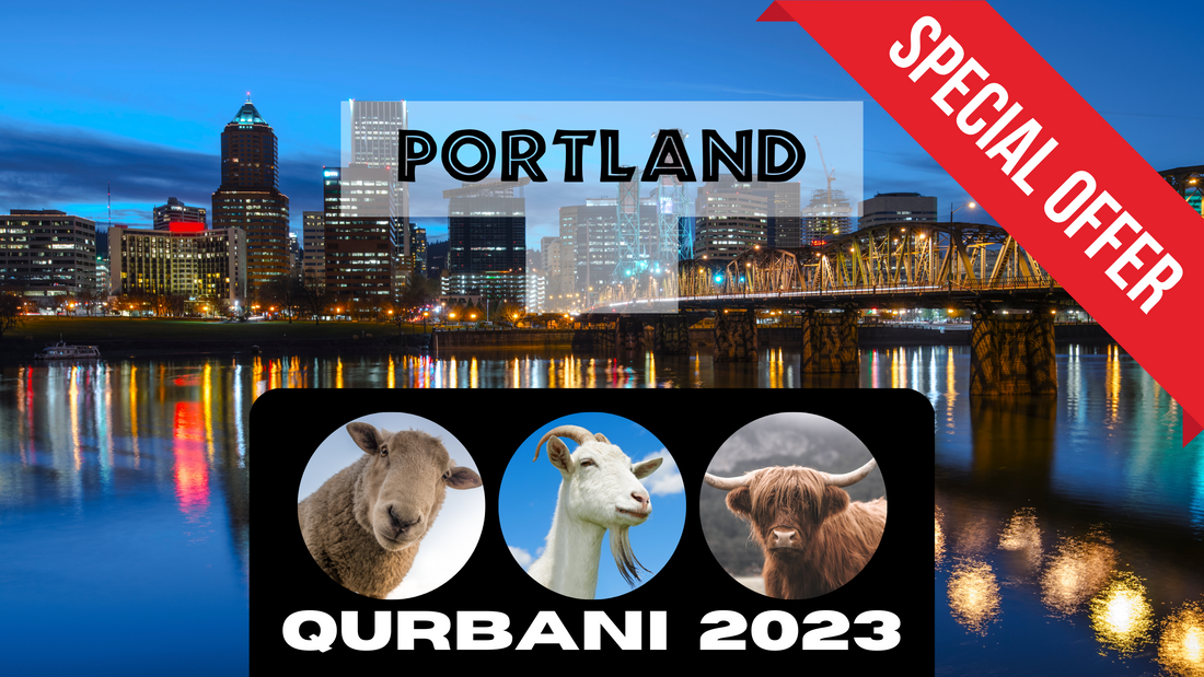 Online Qurbani 2023 services in Portland Oregon. USA